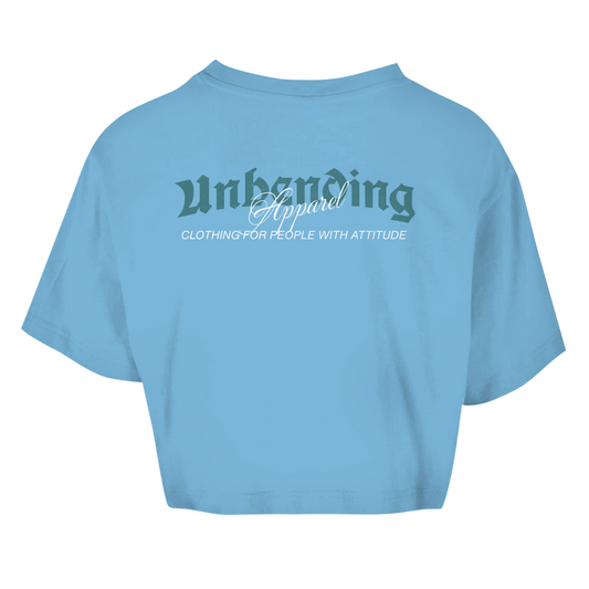 Oversize Crop Top - Clothing For People With Attitude - Grün - Unbending Apparel