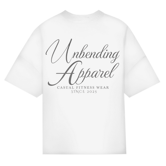 Oversize T-Shirt Unisex - Casual Fitness Wear - Grau - Unbending Apparel