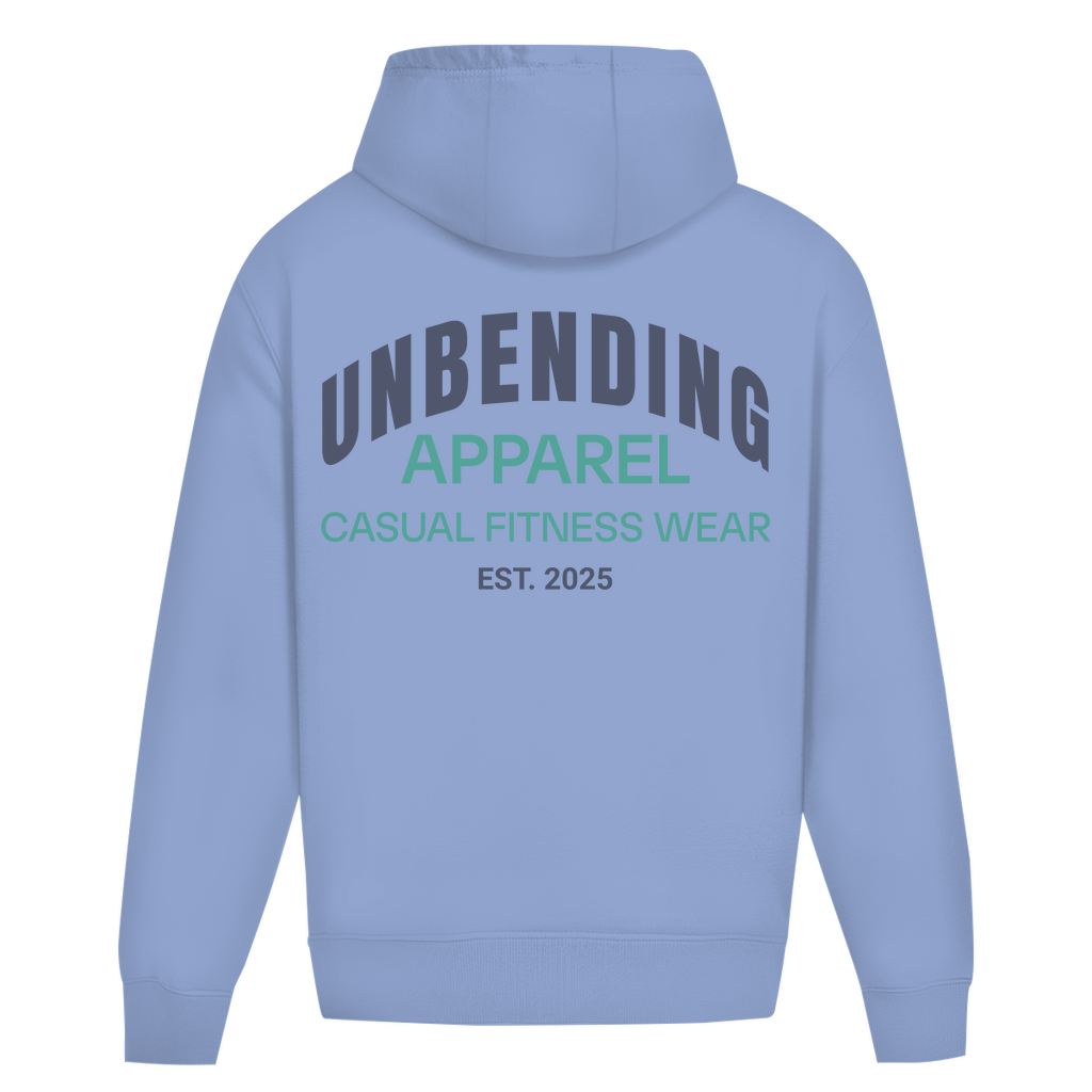 Oversize HoodieUnisex -  Casual Fitness Wear - Grün/Grau - Unbending Apparel