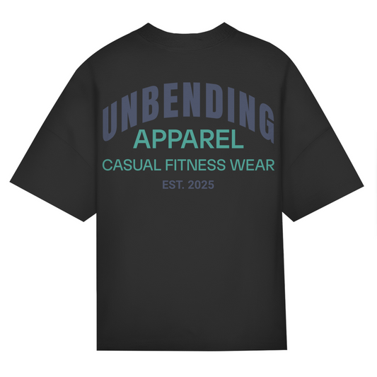 Oversize T-Shirt Unisex -  Casual Fitness Wear - Grün/Grau - Unbending Apparel