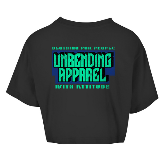 Oversize Crop Top - Clothing For People With Attitude - Grün - Unbending Apparel