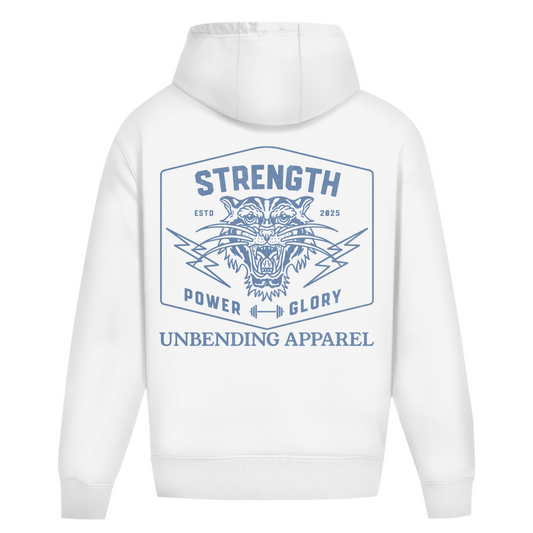 Oversize Hoodie Unisex - Strength Power Glory - Unbending Apparel