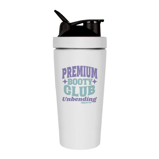 Gym Shaker Edelstahl - Premium Booty Club - Unbending Apparel