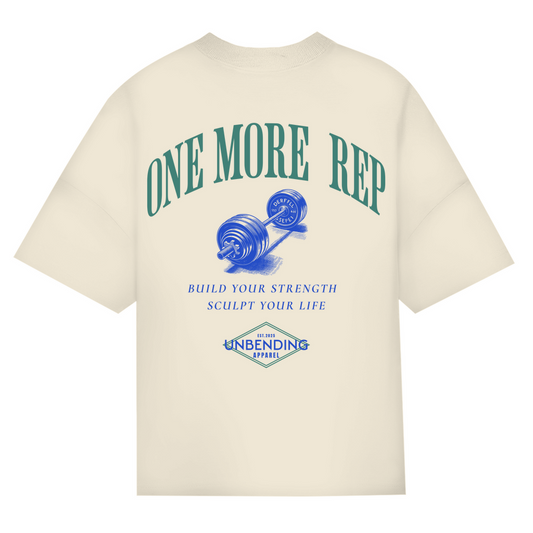 Oversize T-Shirt Unisex - One More Rep - Unbending Apparel