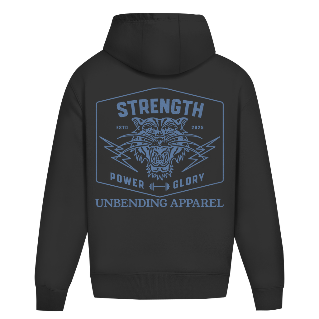 Oversize Hoodie Unisex - Strength Power Glory - Unbending Apparel