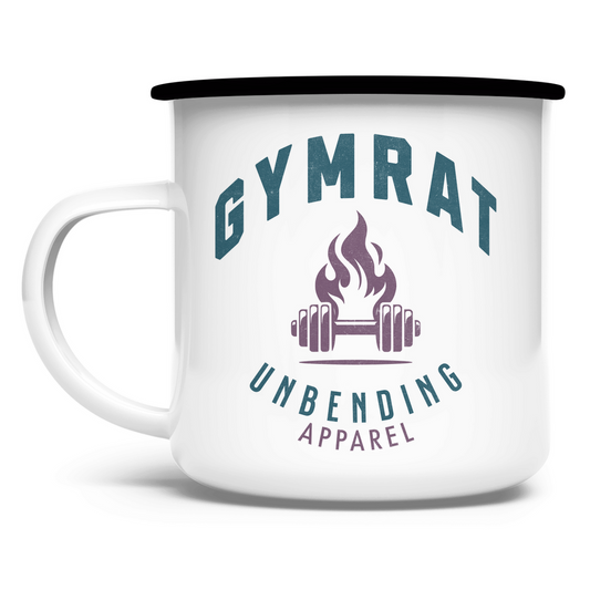 Emaille Tasse - Gymrat - Grün/Lila - Unbending Apparel