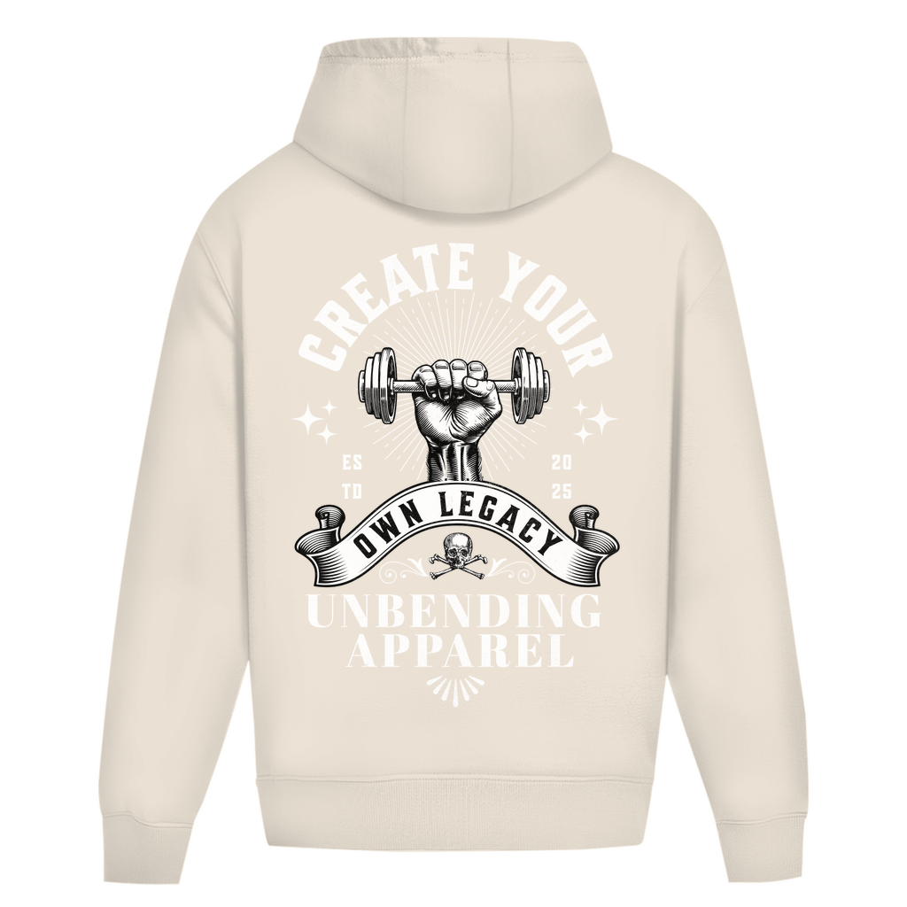 Oversize Hoodie Unisex - Create your own legacy - Unbending Apparel