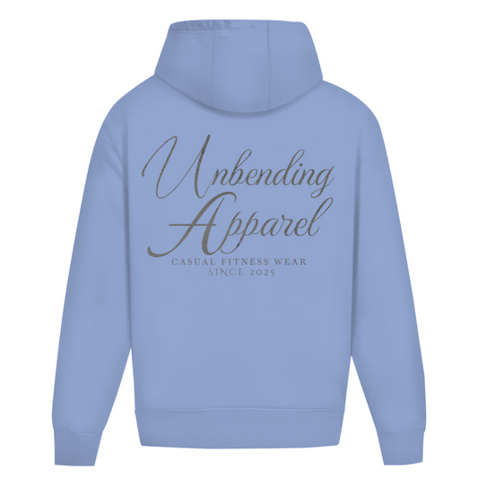 Oversize Hoodie Unisex -  Casual Fitness Wear - Grau - Unbending Apparel