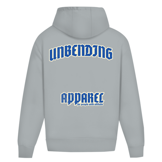 Oversize HoodieUnisex -  For People With Attitude - Blau/Beige - Unbending Apparel