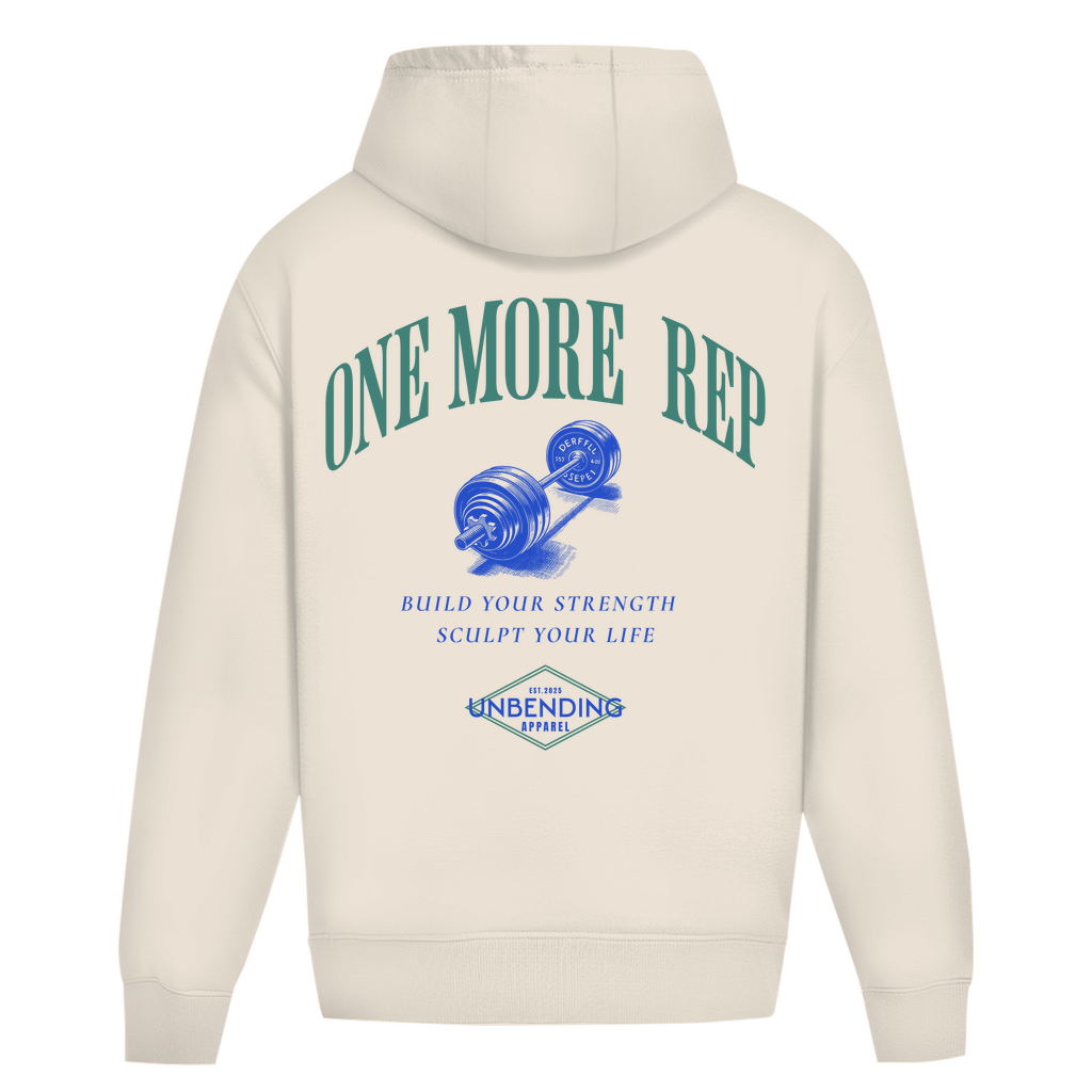 Oversize Hoodie Unisex - One More Rep - Unbending Apparel