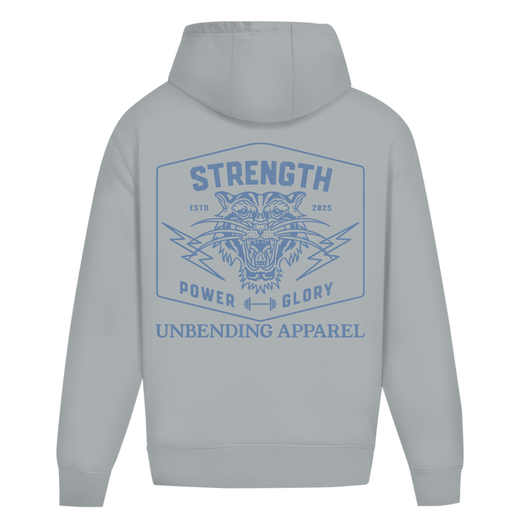 Oversize Hoodie Unisex - Strength Power Glory - Unbending Apparel