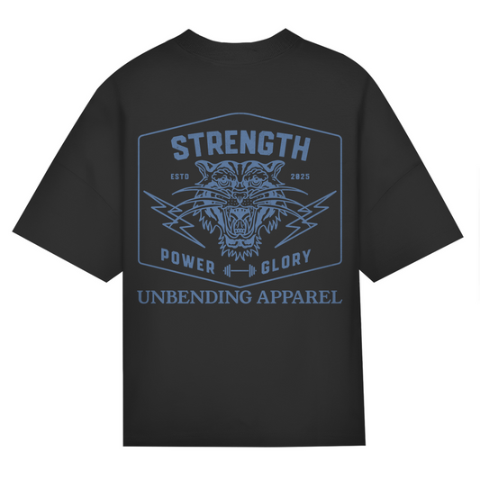 Oversize T-Shirt Unisex - Strength Power Glory - Unbending Apparel