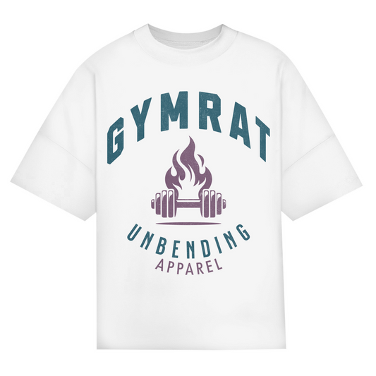 Oversize T-Shirt Unisex - Gymrat - Grün/Lila - Unbending Apparel