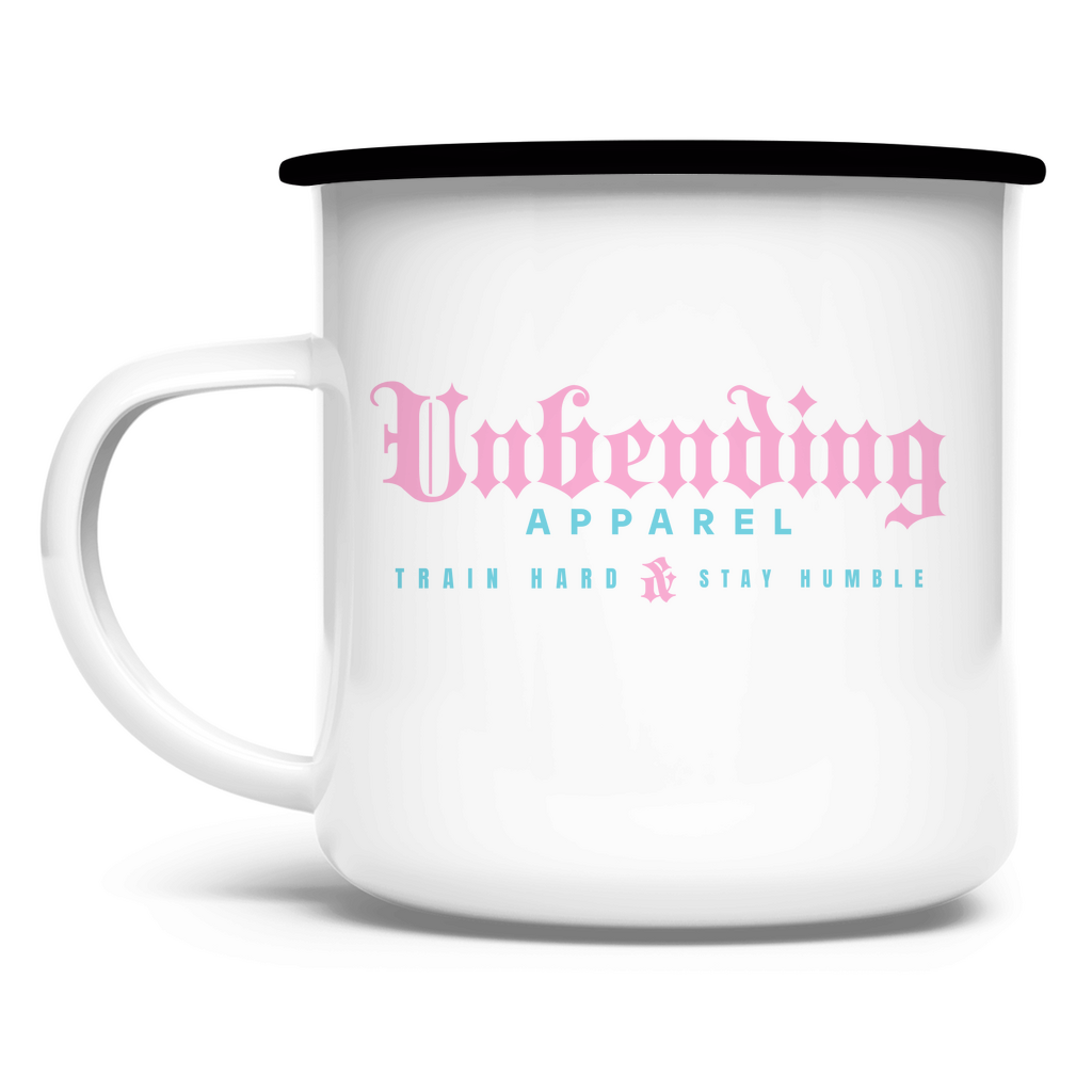 Emaille Tasse - Train Hard Stay Humble - Unbending Apparel