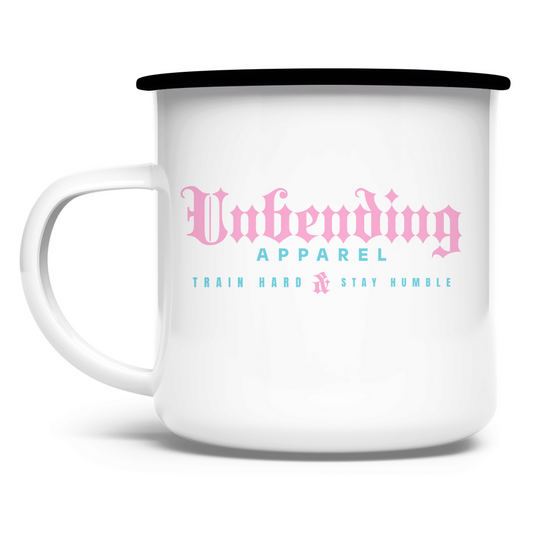 Emaille Tasse - Train Hard Stay Humble - Unbending Apparel