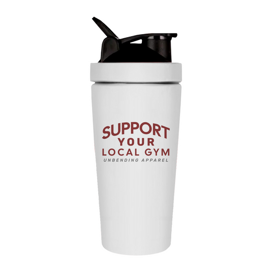 Gym Shaker Edelstahl - Support your local gym - Unbending Apparel