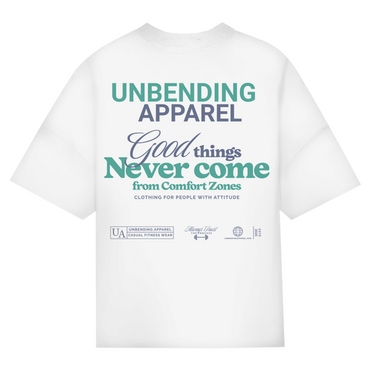 Oversize T-Shirt Unisex - Good Things - Grün - Unbending Apparel