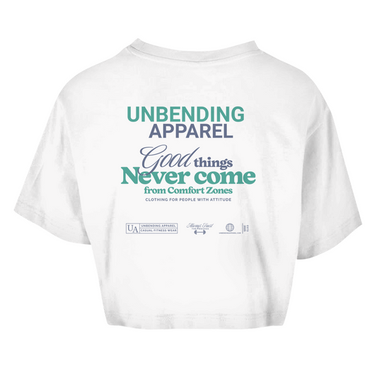 Oversize Crop Top - Good Things - Grün - Unbending Apparel
