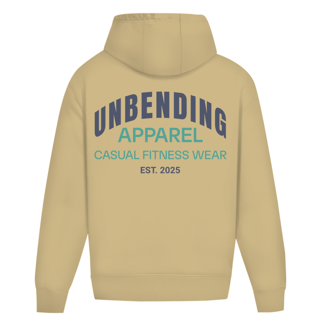 Oversize HoodieUnisex -  Casual Fitness Wear - Grün/Grau - Unbending Apparel