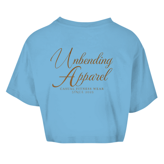 Oversize Crop Top - Casual Fitness Wear - Braun - Unbending Apparel