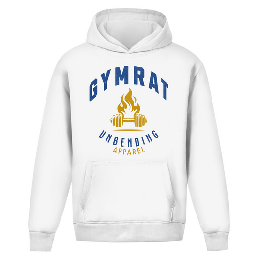 Oversize Hoodie Unisex - Gymrat - Blau/Gelb - Unbending Apparel