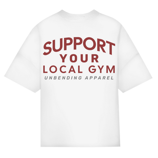 Oversize T-Shirt Unisex - Support your local gym - Unbending Apparel
