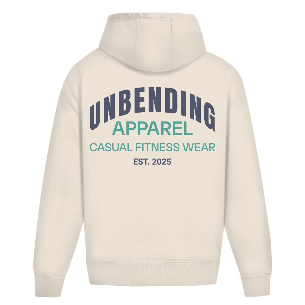 Oversize HoodieUnisex -  Casual Fitness Wear - Grün/Grau - Unbending Apparel