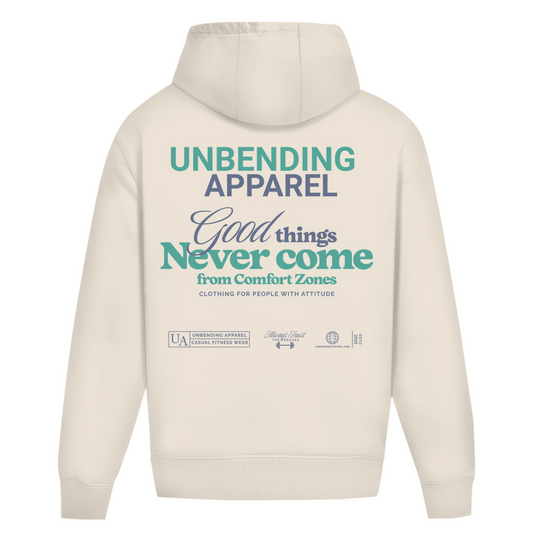 Oversize Hoodie Unisex - Good Things - Grün - Unbending Apparel