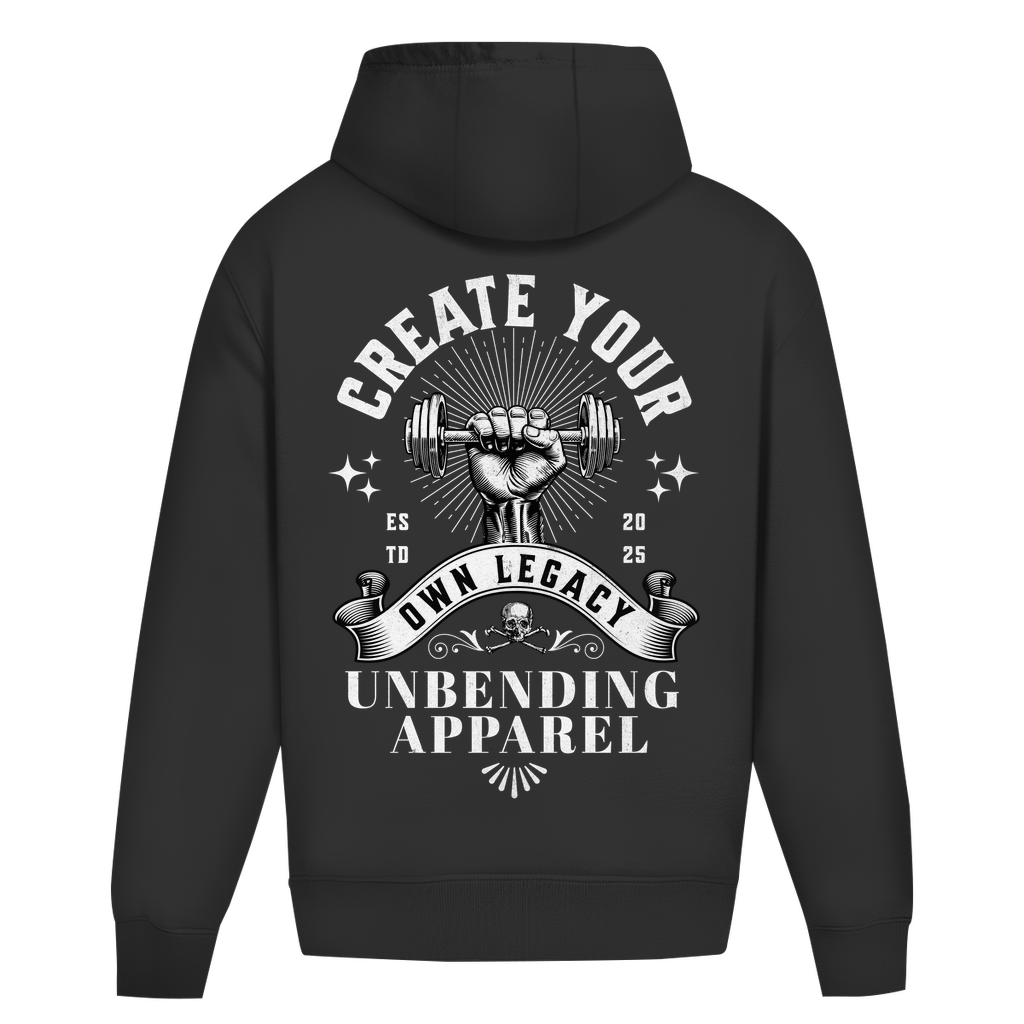 Oversize Hoodie Unisex - Create your own legacy - Unbending Apparel