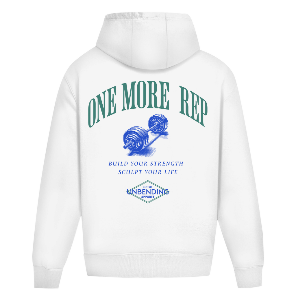 Oversize Hoodie Unisex - One More Rep - Unbending Apparel